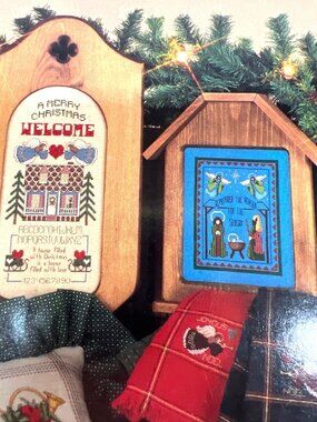 A Christmas Welcome By Debra Designs Counted Cross Stitch Pattern Booklet